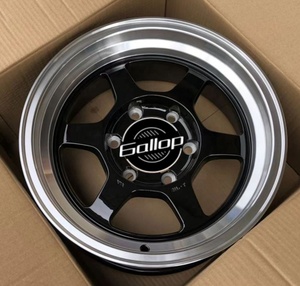 Galop 4WD plat profond 6 rayons 15 <span class=keywords><strong>pouces</strong></span> 16 <span class=keywords><strong>pouces</strong></span> décalés 4x4 <span class=keywords><strong>4x100</strong></span> 4x114.3 6x139.7 0 et roues tout-terrain pour SUV voiture de sport - Product Image 5