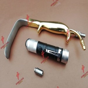 Ferriera Retractor 10cm x 24mm <b>Fiber</b> <b>Optic</b> & Suction with <b>light</b> Source - Product Image 1