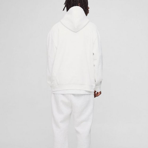 High Quality <b>Men's</b> Unisex Winter Oversized <b>Pullover</b> Hoodie with Embroidery Heavyweight 100% Cotton Custom Logo Blank White - Product Image 6