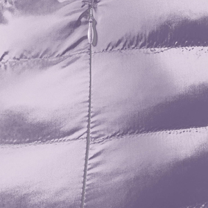 Chaqueta Acolchada Ligera para Mujer, Cuello Alto, Abrigo de Invierno Cálido, Chaqueta Acolchada Lavanda Elegante con Cremallera Completa - Product Image 4