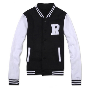 Veste universitaire pour homme de qualité supérieure OEM 2025, col montant, logo frontal, style streetwear, violet or, vestes d'hiver, faible MOQ - Product Image 3