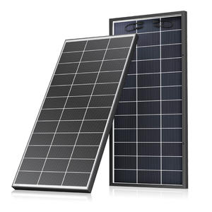 Panneau solaire rigide monocristallin bifacial Rvpozwer 200 watts 24 volts 12BB, efficacité de 22%, garantie de 25 ans, module photovoltaïque pour abris solaires domestiques - Product Image 1