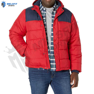 Chaquetas Acolchadas para Hombre, Diseño Nuevo 2025-26, Logotipo Frontal Personalizable, Letra Personalizable, Transpirables, Resistentes al Viento, Ecológicas, Gruesas y Cálidas para Invierno - Product Image 1