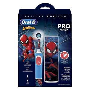 Cepillo de Dientes Eléctrico PRO KIDS Spiderman Azul y Rojo 8006540773390, Cepillo para el Cabello para Niños - Product Image 2