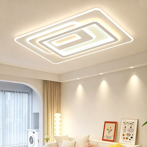 โคมไฟระย้า LED สไตล์โมเดิร์นมินิมอล แสงสีขาวเย็น 3500K แบบฝังติดตั้งฐานโลหะ ครอบคริสตัลและกระดาษ ขนาดใหญ่ สำหรับห้องนั่งเล่น IP44 - Product Image 5