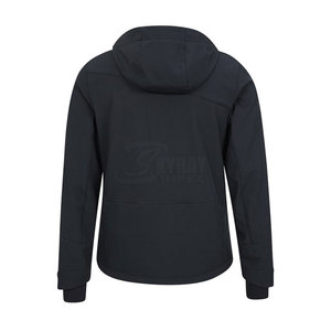 Veste d'hiver Softshell avec capuche imperméable à col montant avec logo personnalisé-High Street Style New Letter Pattern Offre Spéciale vente en gros - Product Image 3