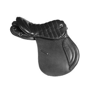 Sacoche De Selle Western Ridex En Cuir - Qualité Supérieure - Quincaillerie Acier - Neuve