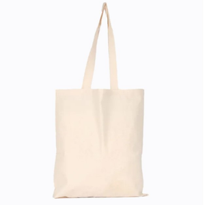 Sac fourre-tout en toile de coton écologique pour femmes |   Sac d'épicerie et de plage réutilisable avec logo personnalisé imprimé, avec une longue poignée en corde - Product Image 6