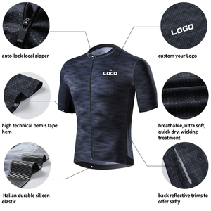 Conjunto de Jersey de ciclismo sin costuras con estampado personalizado Oem Odm transpirable de alta calidad Kit de ciclismo de carretera uniforme ropa de bicicleta al aire libre - Product Image 6