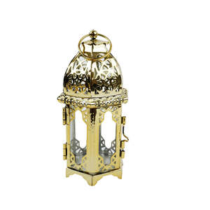 Linternas de vela colgantes marroquíes de Metal decorativas de alta calidad para la decoración del hogar de Ramadán Eid en tarifa a granel - Product Image 1