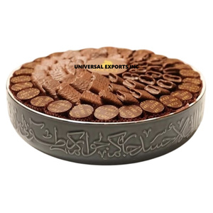 Tazón de Chocolate Árabe de Metal, Excelente Calidad, Hecho a Mano, Tazón de Dulces Clásico, Elegante y Decorativo - Product Image 3