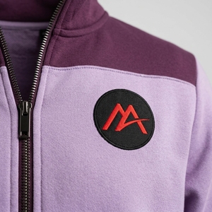 Ensemble de survêtement décontracté pour homme, violet lilas, avec veste zippée intégrale et pantalon de jogging, vêtements de sport unis pour l'entraînement, la gym, la course et le fitness - Product Image 5