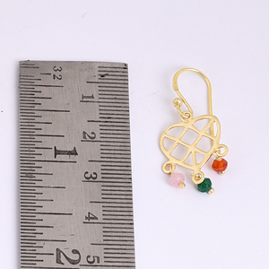 925 Sterling Silver <b>Drop</b> <b>Earrings</b> with Gemstone Beads <b>Fashion</b> Jewelry Accessory - Product Image 5