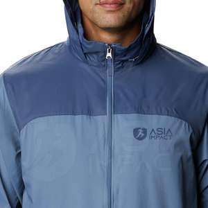 <b>Lightweight</b> Rain <b>Jacket</b> With Water Resistant Material And Breathable Design For <b>Running</b> And Casual Use - Product Image 4