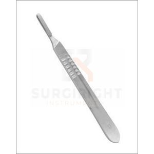 Mango de bisturí de acero inoxidable No 4 - BP Surgica para S | Herramienta reutilizable para cirugía y disección por Surgiright Instruments - Product Image 1
