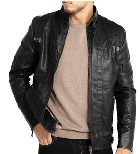 Diseña tus Propias Chaquetas de Cuero de Moda, Chaqueta de Cuero para Hombre de Alta Calidad al Mejor Precio, Chaqueta de Cuero con Cremallera y Manga Larga para Hombre - Product Image 3