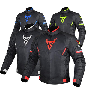 Ropa deportiva transpirable de malla de poliéster a prueba de viento para hombre, chaqueta de carreras 3027MA para Motocross y motocicleta, logotipo frontal - Product Image 1