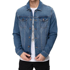 Veste en jean légère pour hommes en vente en ligne avec tissu de haute qualité Service OEM sont disponibles Vestes pour hommes - Product Image 1