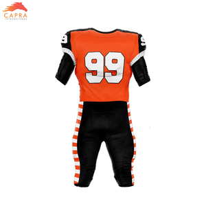 Uniforme de football américain en sergé sublimé de haute qualité sublimation logo impression uniforme de football américain - Product Image 2