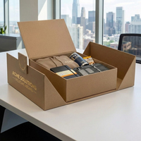 Boîtes personnalisées pour présentation, boîte rigide en papier de qualité supérieure, emballage cadeau, boîte magnétique, déballage, design luxueux