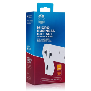 Set Regalo Aziendale MUV MICRO, Adattatore da Viaggio per Uso Personale di Gadget - Product Image 2