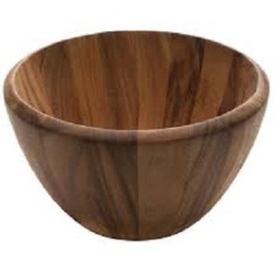 Tazón de Madera Clásico Ecológico para Servir Ensaladas, Hecho a Mano para Hoteles, Restaurantes, Fiestas y Campamentos - Product Image 2