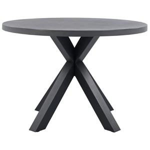 Table à manger d'extérieur en béton Mobilier de patio moderne pour jardin ou terrasse Gris Style contemporain Durable - Product Image 2