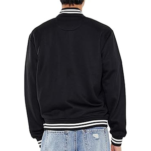 Veste en cuir varsity pour homme, design personnalisé OEM, hiver, chaude, en laine, broderie, polaire, imperméable, écologique - Product Image 2