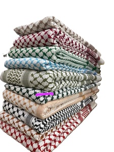 Nuevo Pañuelo Arafat Keffiyeh, Cuadrado, de Algodón, Kuffiyeh, Ghutra, Hatta, Multiusos, Musulmán, Unisex, para Todas las Temporadas - Product Image 4