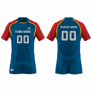 เสื้อวอลเลย์บอลสำหรับผู้ชายเสื้อเจอร์ซีย์เล่นกีฬาแห้งเร็วระบายอากาศได้ดีผลิตตามสั่ง - Product Image 4