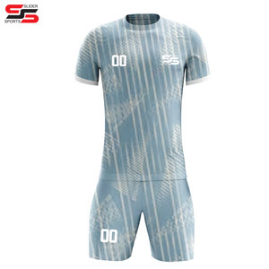 Latest Design Unisex <b>Soccer</b> Jersey Set Uniform Breathable Quick Dry High Quality 100% Polyester Wholesale - Product Image 1