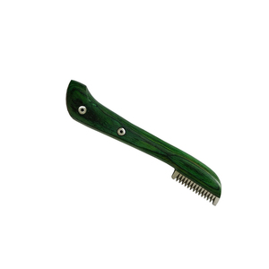 Cuchillo pelador con mango de madera de acero inoxidable, removedor de pelo para mascotas, cuchillo pelador de alta calidad - Product Image 5