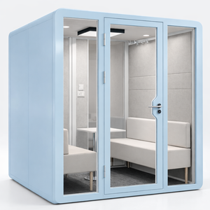 Cabines téléphoniques insonorisées pour bureaux, cabines téléphoniques mobiles, cabines de réunion portables insonorisées - Product Image 2