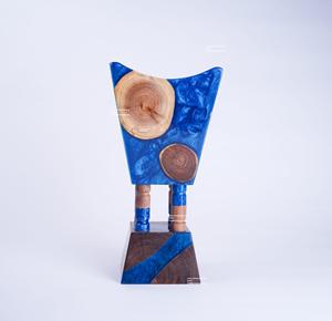 Handcrafted Wooden Epoxy Resin <b>Bakhoor</b> Burner Elegant <b>Oud</b> Burner & Eid Mubarak Gift - Product Image 3