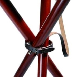 Silla Taburete Trípode de Madera para Fotografía con Asiento de Cuero, Taburete para Observación de Aves, Silla de Caza Transpirable Personalizable - Product Image 2