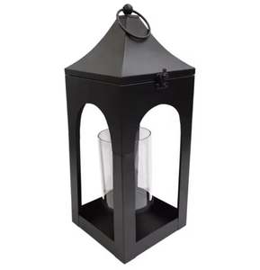 Wholesale Bulk Home Decoration Designer Metal Black Color Elegant <b>Indoor</b> Decorative <b>Lantern</b> for Diwali Festival - Product Image 6