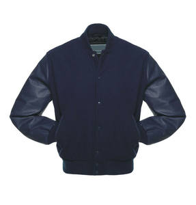 Chaqueta universitaria de alta calidad para hombre, logotipo personalizado, chaqueta universitaria lisa con letras, talla al por mayor - Product Image 2