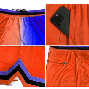 Pantalones Cortos Deportivos Casuales para Hombre, Diseño Nuevo, Venta al por Mayor, Transpirables, de Tela de Lona, Cintura Elástica, Colores Personalizables - Product Image 4
