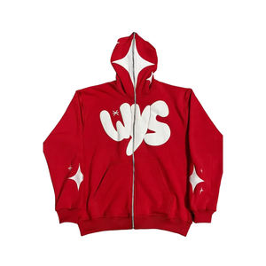 เสื้อฮู้ดสำหรับผู้ชายเสื้อสเวตเตอร์พิมพ์ลาย3D โอเวอร์ไซส์ผ้าคอตตอน100% ออกแบบโลโก้ได้ตามต้องการ - Product Image 6