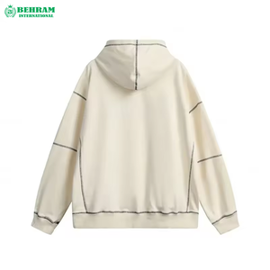 เสื้อฮู้ดดี้ผ้าฟลีซคอตตอน 100% ทรงปกติ แบบยูนิเซ็กซ์ พิมพ์ลายตามสั่ง ดีไซน์ใหม่ ขายส่ง เหมาะสำหรับฤดูหนาว เนื้อผ้าหนาเย็บตะเข็บอย่างดี - Product Image 3