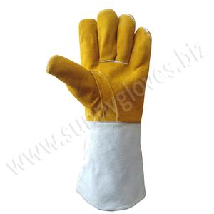 Guantes de Soldadura con Logotipo Personalizado, Guantes de Cuero para Hombre y Mujer, Protección Laboral de Alta Calidad, Mejores Guantes de Soldadura de Alta Seguridad - Product Image 6