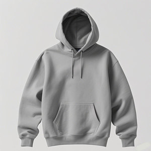 Sudaderas de Algodón para Hombre, con Logotipo Personalizado, Unisex, Gruesas, Lisas, Holgadas, con Capucha - Product Image 3