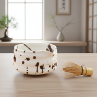 Bol à matcha en porcelaine durable de qualité supérieure 3460996, design nordique, 300 ml