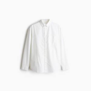 Chemise Oxford pour homme, coupe classique, coton, boutonnée, formelle, décontractée, bureau, affaires, manches longues, vêtements pour homme - Product Image 6