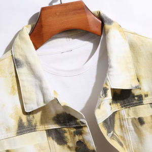 Fabricant de vêtements de haute qualité Veste vintage lourde pour hommes Veste en jean décontractée à fermeture éclair pour hommes - Product Image 3