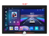 Autoradio Android 13 11,5 pouces Octa Core 128 Go avec GPS, Android Auto, CarPlay, DSP, 4G/WiFi, écran partagé et éclairage d'ambiance
