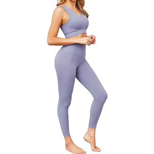 Custom Design Gym Wear Women Two Piece Legging and <b>Bra</b> <b>Set</b> Hot Sale Women Yoga <b>Set</b> Sportswear <b>Sexy</b> Fitness Yoga <b>Set</b> Oem - Product Image 5