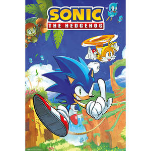 Póster moderno de Sonic the Hedgehog y Tails para decoración de pared - Product Image 1
