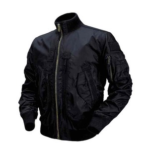 Chaquetas de bombardero personalizadas en blanco, fabricación de ropa Lisa para hombres, precio al por mayor, chaqueta de bombardero de nailon y poliéster estilo callejero - Product Image 5