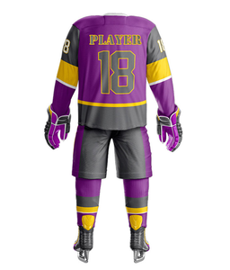 Uniformes de Hockey Personalizados de Alta Calidad, Impresos, Transpirables, 100% Poliéster, Camisetas Profesionales de Hockey sobre Hielo - Product Image 2